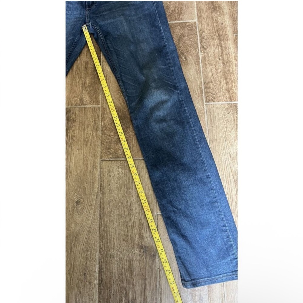 PAIGE Straight Leg Jeans 32 Long Inseam Lennox Classic Grammercy EUC RARE Women - Picture 6 of 9